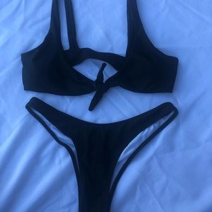 BLACK BIKINI SET